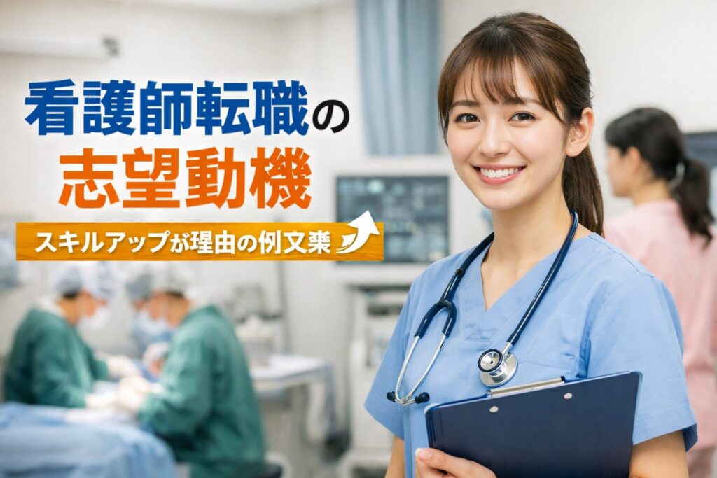 看護師転職の志望動機｜スキルアップが理由の例文集